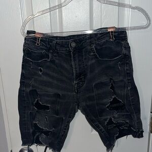 American 🦅 Eagle distressed jorts